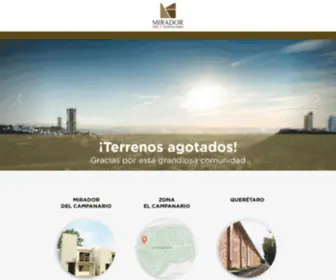 Miradordelcampanario.com(Querétaro) Screenshot