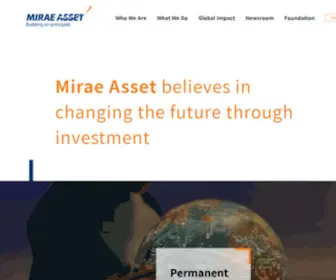 Miraeasset.com(Mirae Asset) Screenshot