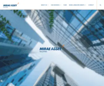 Miraeassetsecuritiesus.com(Prime Brokerage) Screenshot