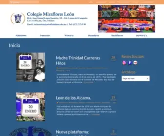 Mirafloresleon.edu.mx(Colegio Miraflores León) Screenshot