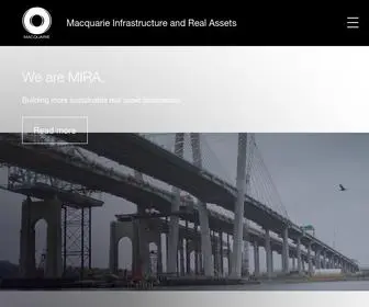 Mirafunds.com(Macquarie Infrastructure and Real Assets (MIRA)) Screenshot
