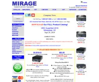 Mirageamp.com(MFJ Enterprises Inc) Screenshot