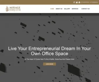 Miragebusiness.space(Business Center in the Heart of Dubai) Screenshot