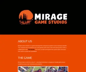 Miragegamestudios.com(Mirage Game Studios) Screenshot