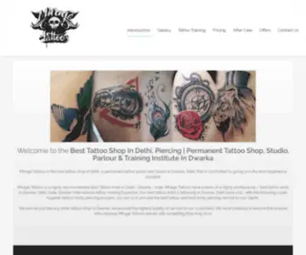 Miragetattoos.com(Mirage Tattoos) Screenshot