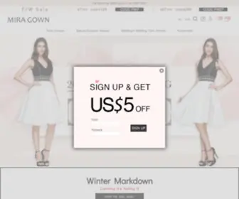 Miragown.com(Formal Dresses 2019) Screenshot