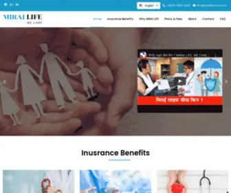 Mirailifecare.com(First Insurance plan dedicated for expats living in japan to cover both medical and life in single plan (Mirailife Insurance)) Screenshot