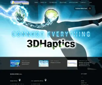 Miraisens.com(3DHaptics MIRAISENS) Screenshot