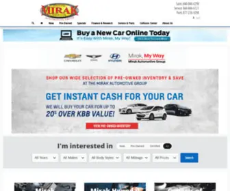 Mirak.com(Mirak Automotive Group) Screenshot