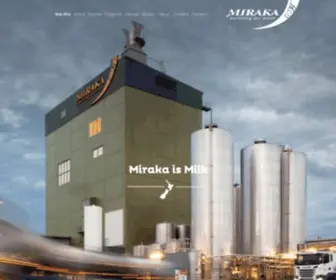 Miraka.co.nz(Miraka is Milk) Screenshot