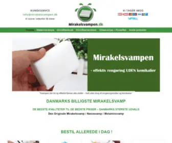 Mirakelsvampen.dk(Mirakelsvampen) Screenshot