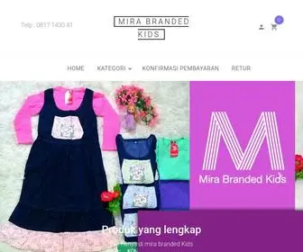 MirakidsStore.com(Mira Branded Kids) Screenshot