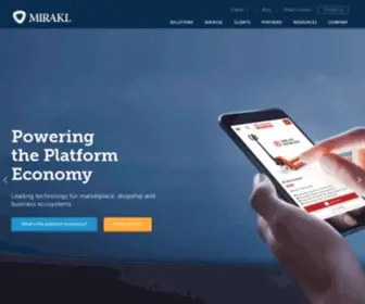 Mirakl.com(Mirakl is the leading provider of Marketplace Solutions. The Mirakl Marketplace Platform) Screenshot