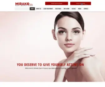 Mirakomedspa.com(Melasma & Collagen Treatment Garden Grove & Orange County CA) Screenshot