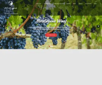 Miralaguna.com(Certified Organic Vineyard) Screenshot