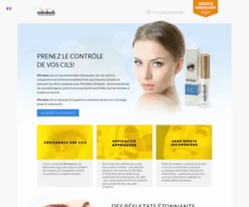 Miralash.fr(Cils Conditioner Miralash) Screenshot