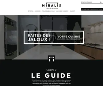 Miralis.com(Fabricant d'armoires de cuisine et de salles de bains) Screenshot