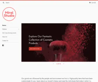 Miralstudio.com(Where Colors Communicate) Screenshot