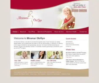 Miramar-Obgyn.com(Miramar Obgyn) Screenshot