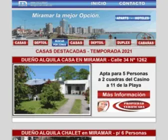 Alquiler y ventas de casas y departamentos en Miramar