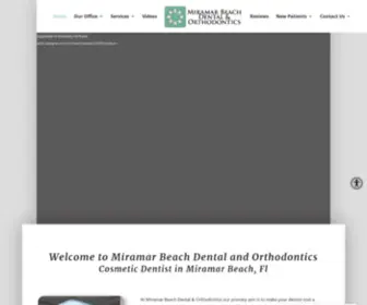 Miramarbeachdental.com(Miramar Beach Dental) Screenshot