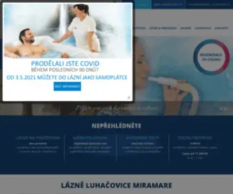 Miramare-Luhacovice.cz(Lázně Luhačovice MIRAMARE) Screenshot
