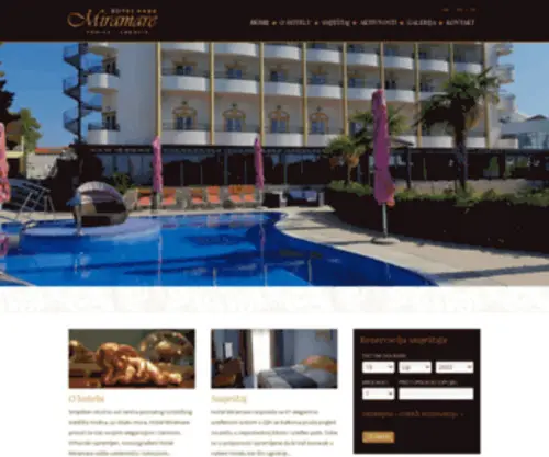 Miramare-Vodice.com(Hotel Miramare) Screenshot