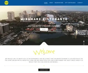 Miramarenaples.com(MiraMare Naples Italian Restaurant) Screenshot