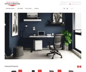 Miramaroffice.com(Miramar Office Furniture and Furniture Liquidators) Screenshot