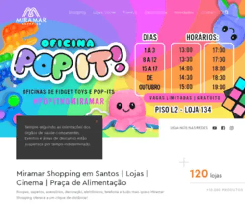 Miramarshopping.com.br(Miramar Shopping) Screenshot