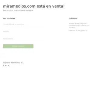 Miramedios.com(Dominio Caducado) Screenshot
