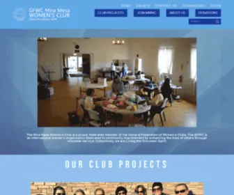 Miramesawomensclub.org(GFWC Mira Mesa Women's Club) Screenshot