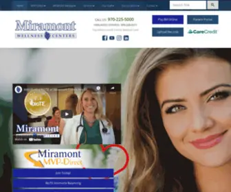 Miramont.us(Miramont Wellness Centers) Screenshot