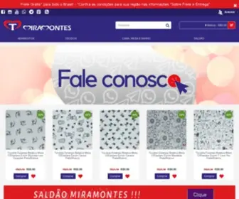 Miramontes.com.br(Tecidos Miramontes) Screenshot