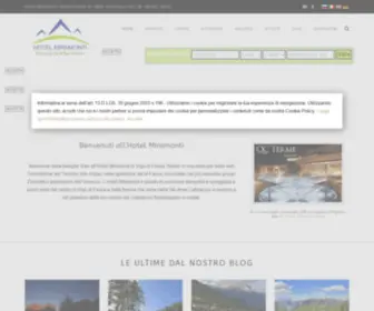 Miramonti.net(Hotel Miramonti in Val di Fassa a Vigo di Fassa tra le Dolomiti patrimonio UNESCO) Screenshot