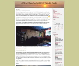 Mirandajoe.com(Miranda & Joe Travel Diary) Screenshot