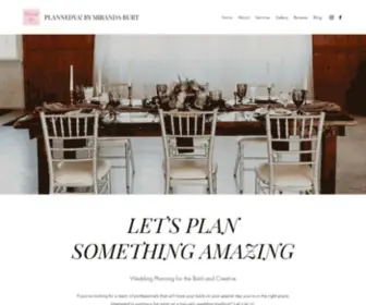 Mirandaplannedya.com(Wedding Planner) Screenshot