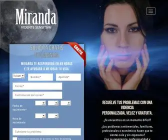 Mirandavidente.com(Vidente Sensitiva) Screenshot