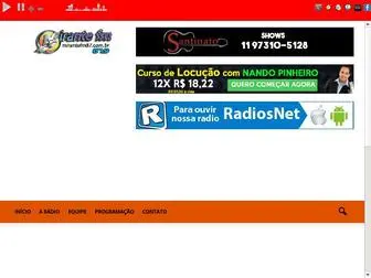 Mirantefm87.com.br(Mirante FM) Screenshot