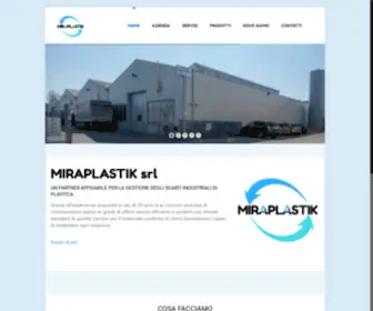 Miraplastik.it(Trattamento e recupero rifiuti plastici) Screenshot