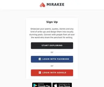 Miraquill.com(A writer's paradise) Screenshot