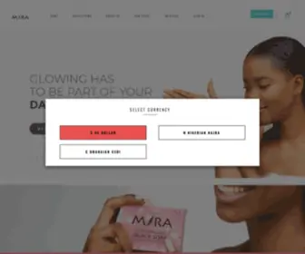 Miraskincareltd.com(Mira Skincare) Screenshot