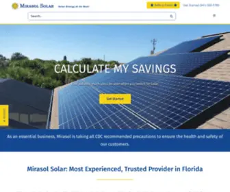 Mirasolsolar.com(Mirasol Solar) Screenshot