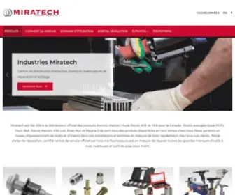 Miratech.ca(écrous) Screenshot