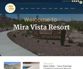 Miravistaresort.com(Mira Vista Resort) Screenshot