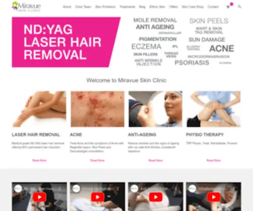Miravueskinclinic.com(Miravue Skin Clinic) Screenshot