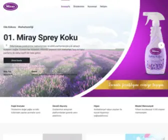 Miray.com.tr(Temizlik ve Kozmetik Ürünleri) Screenshot