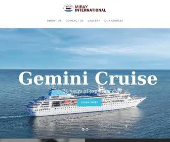 Mirayint.com(The essence of travelling with the Miray International team) Screenshot