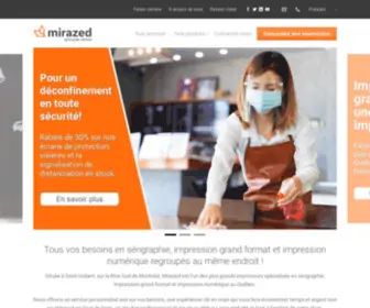 Mirazed.com(Sérigraphie) Screenshot