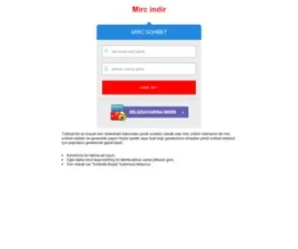 Mirc-Indir.com(Son sürüm türkçe mirc indir) Screenshot